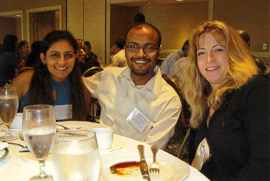 Rosie Gill, Gaurav Goyal, and Teresa Duchene at Luncheon
