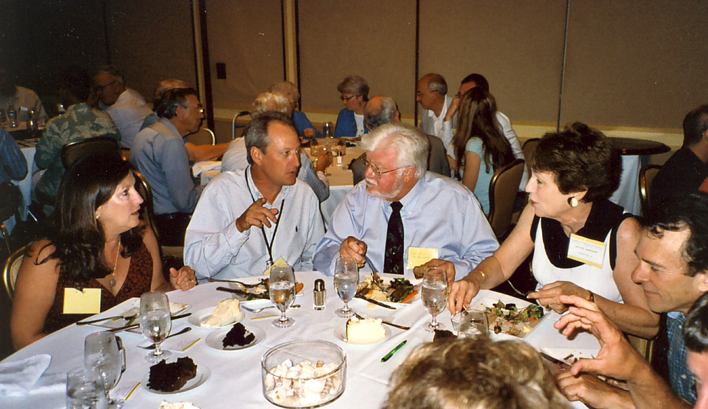 Halls, Johnsons, and Jeff Shapiro at awards luncheon