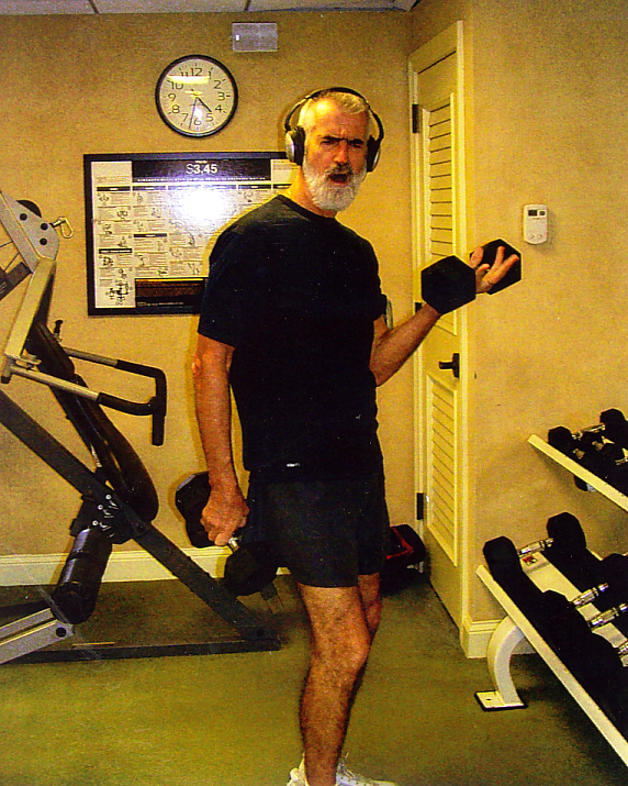 Ron Cherry Exercising